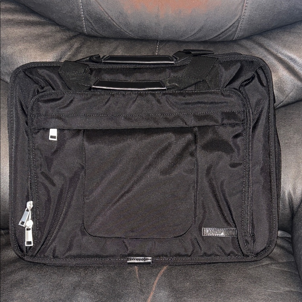 Lands' End Black Men's Laptop Briefcase